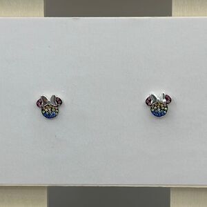 Disney sterling silver Minnie Mouse earrings 925